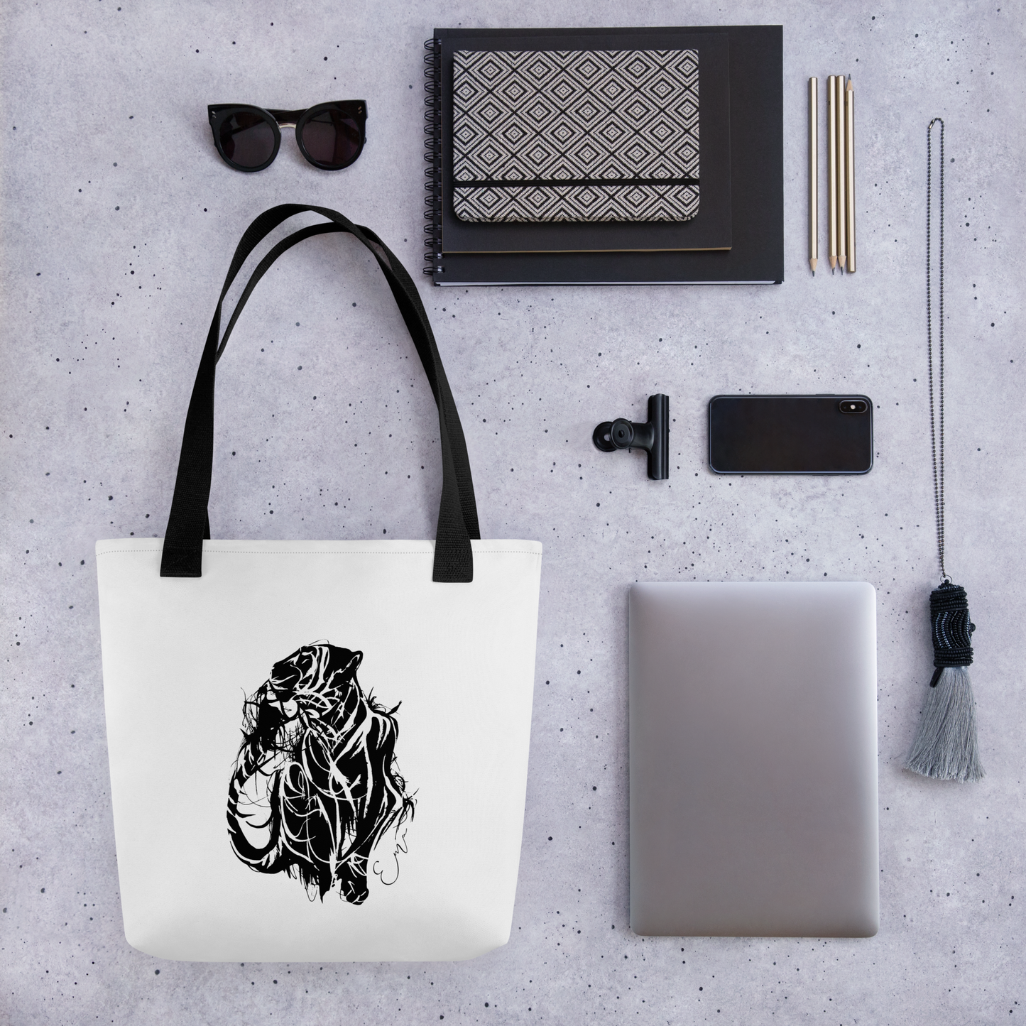 Tote bag imprimé “Shere Khan”