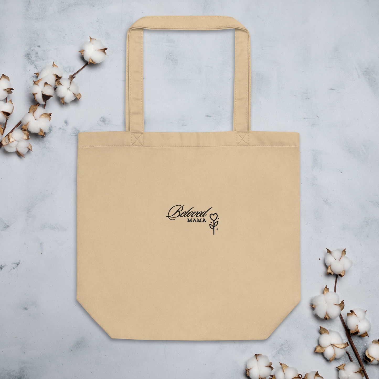 Tote Bag Ecologique en Coton Bio "Beloved Mama"
