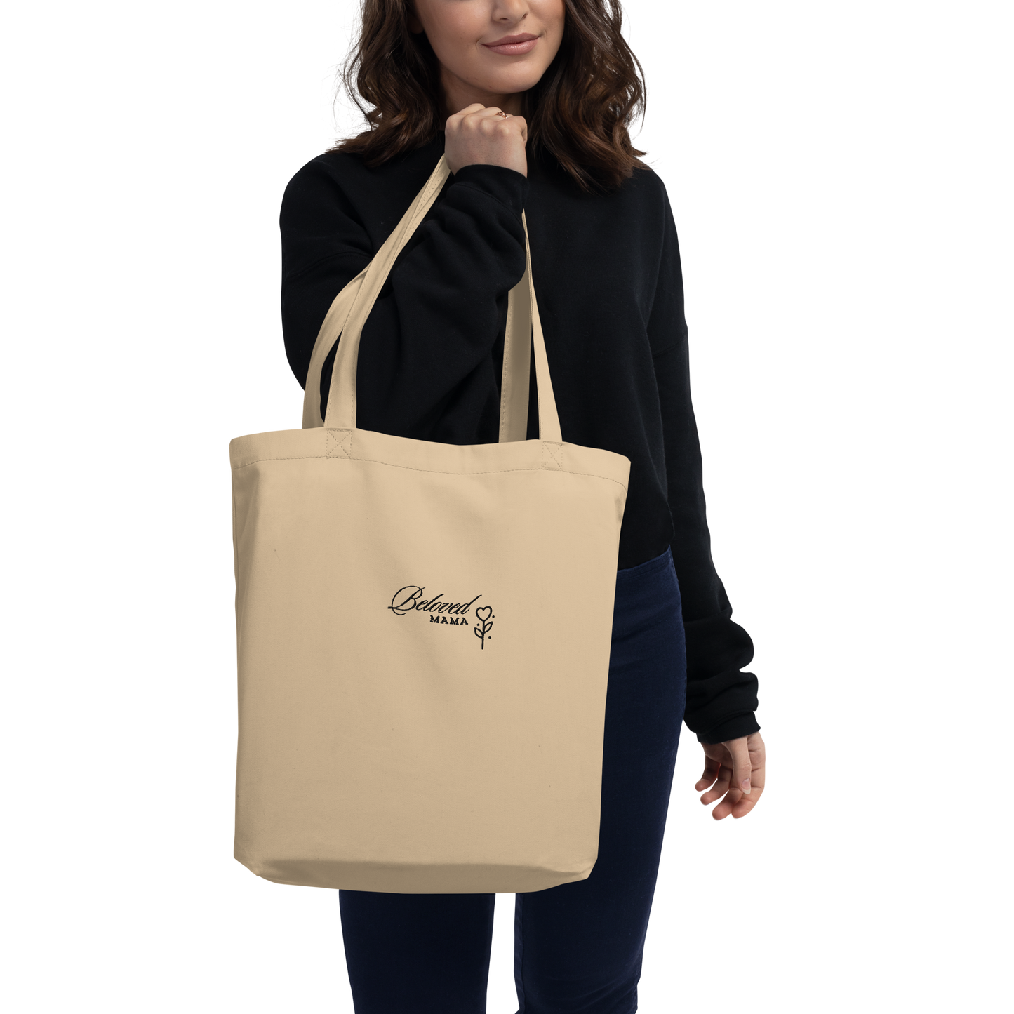 Tote Bag Ecologique en Coton Bio "Beloved Mama"