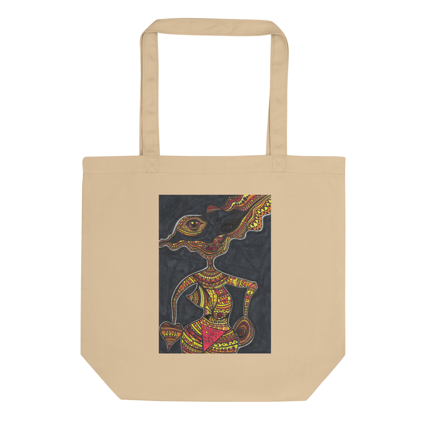 Tote Bag Écru en Coton Bio "Love Your Body"