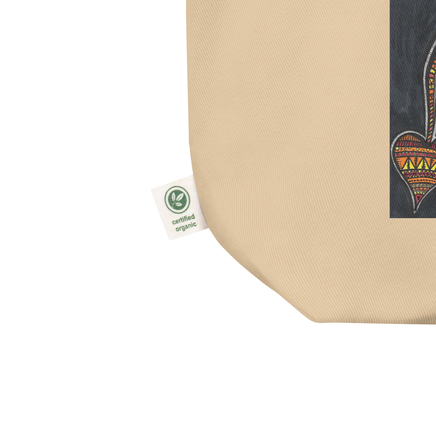 Tote Bag Écru en Coton Bio "Love Your Body"