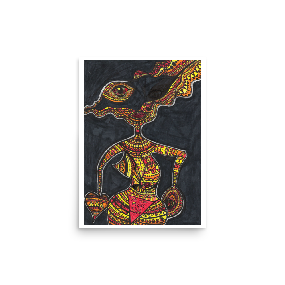 Poster Mat 30x40 cm - "Love Your Body"