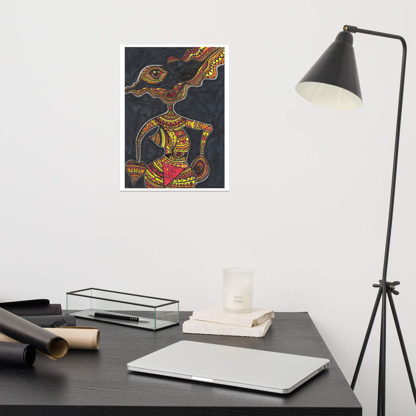 Poster Mat 30x40 cm - "Love Your Body"