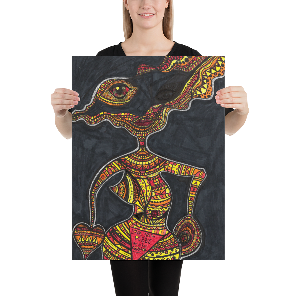Poster Mat 45x60 cm “Love Your Body”