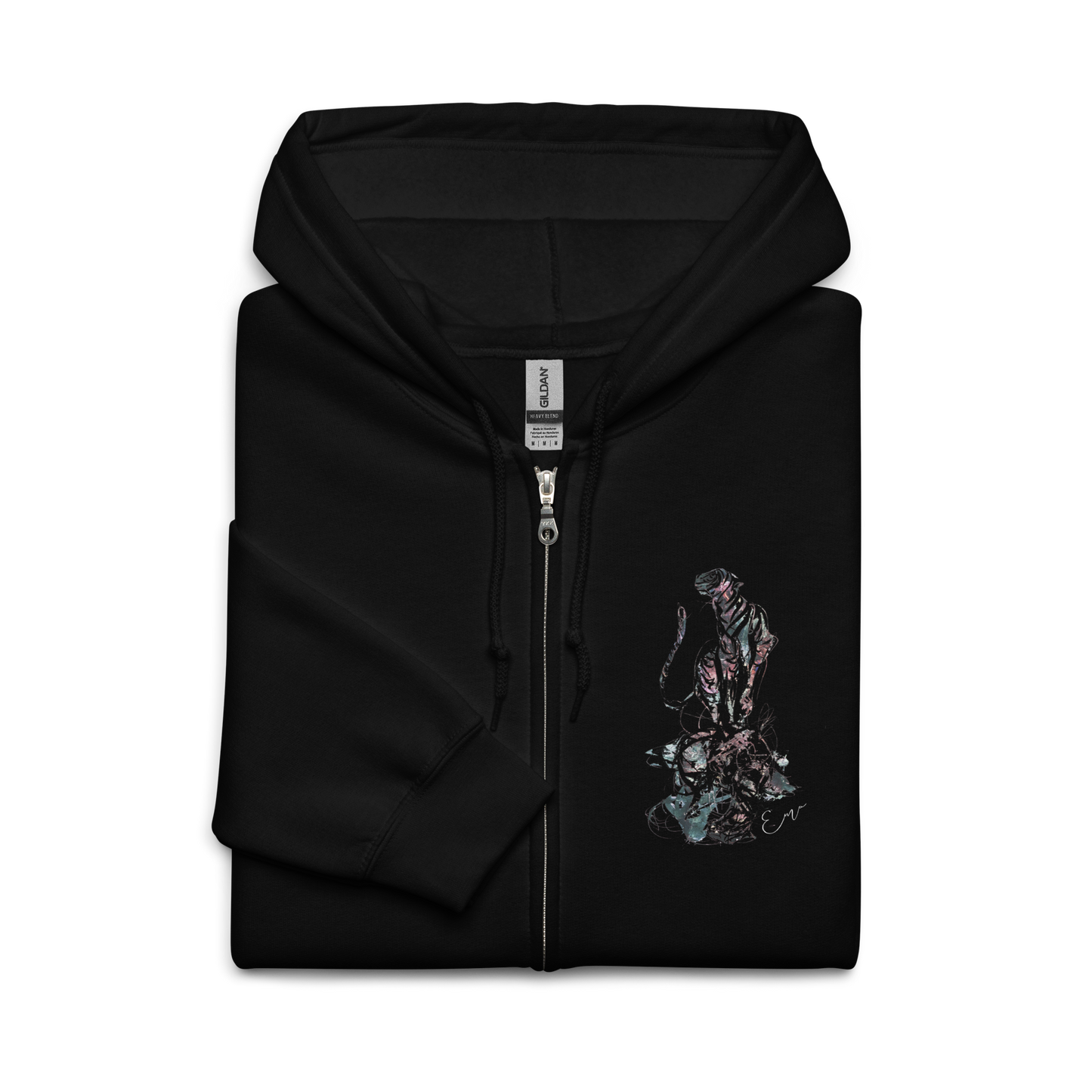 Sweat à capuche épais unisexe zippé "Shere Khan"