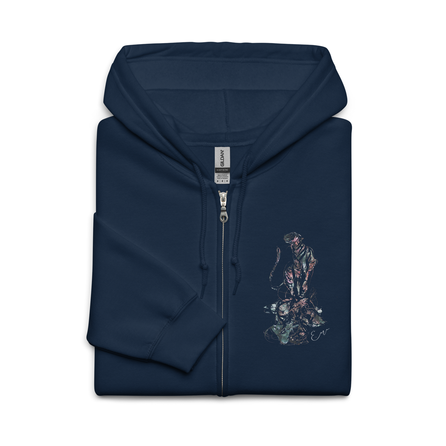 Sweat à capuche épais unisexe zippé "Shere Khan"